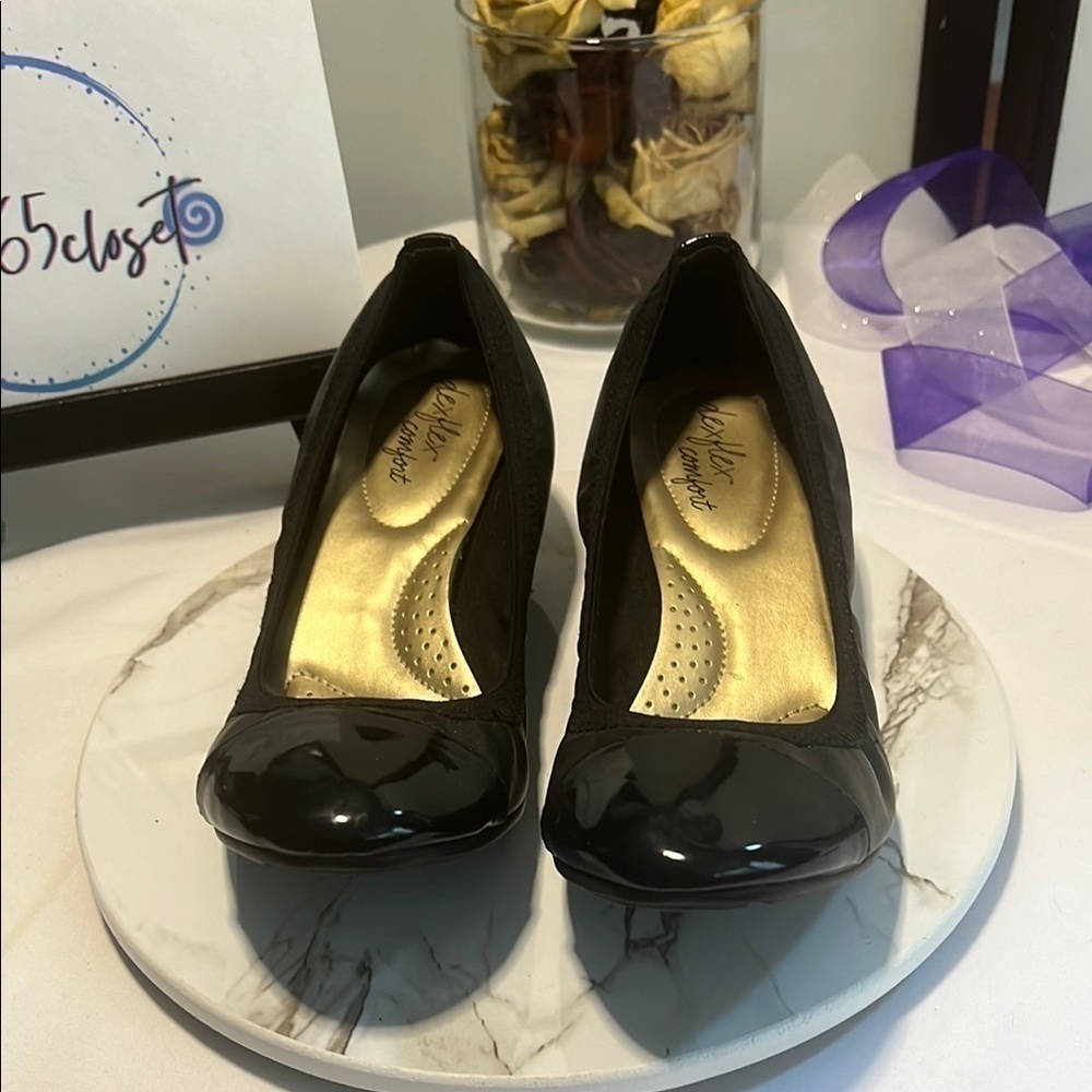 Alex Flex Comfort Classic Black Heels